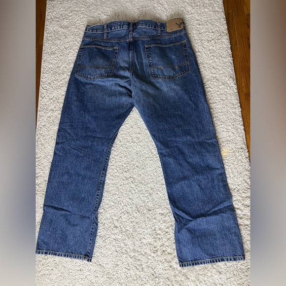 Men's 38x32 American Eagle Relaxed Straight Jeans - Picture 5 of 5